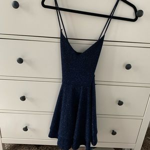 Cross back Windsor HOCO dress